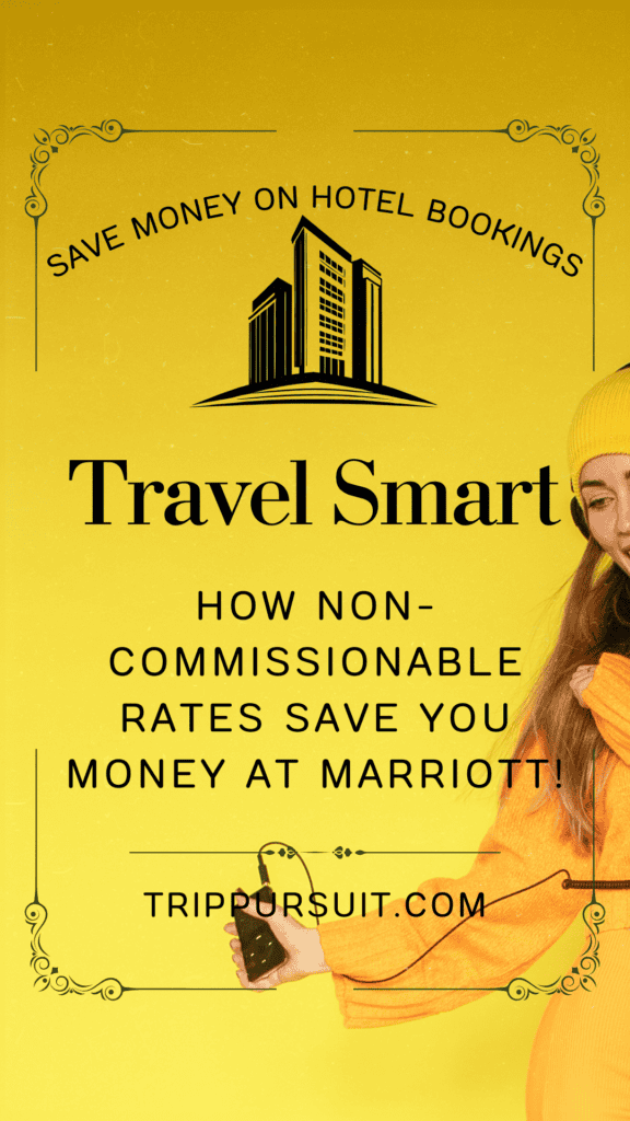 Ready to travel smarter? Non-commissionable rates at Marriott offer hidden savings and perks for direct bookings. Save on your next vacation while earning Marriott Bonvoy points. Ideal for budget-conscious travelers who love luxury. #SmartTravel #MarriottBonvoy #BudgetTravel #HotelDeals