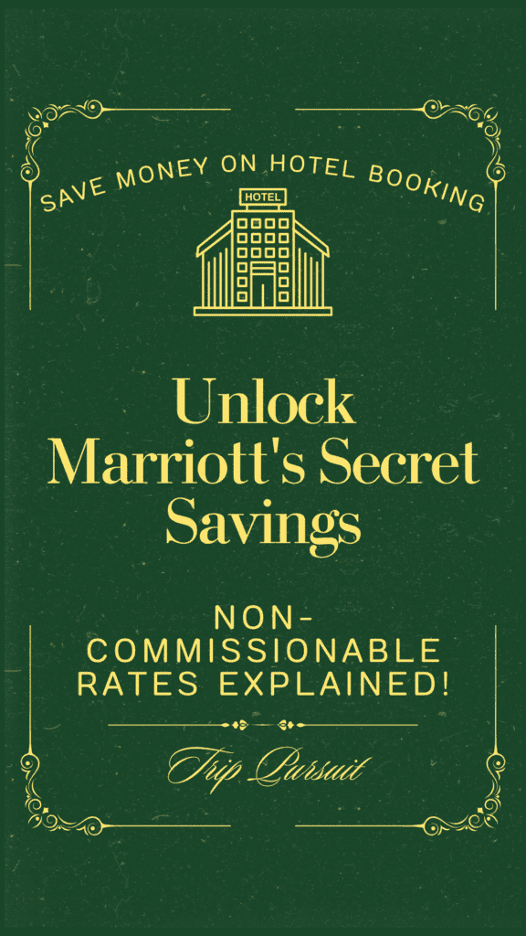 Earn more Marriott Bonvoy points and elite credits with these insider tips on booking non-commissionable rates. Stay at top-notch hotels while enjoying cost-effective travel perks. Perfect for points enthusiasts and frequent travelers. #MarriottBonvoyPoints #HotelRewards #TravelSmarter #LoyaltyProgram