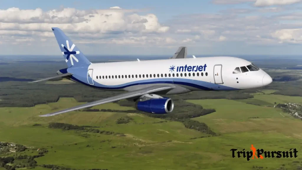 Interjet plane is shown in the picture