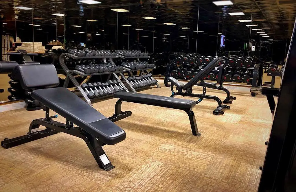 A fitness center