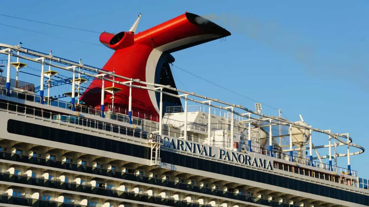 Carnival panorama ship is shown in the picture 