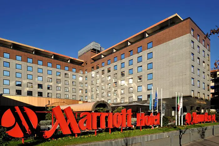 The picture shows Marriott hotel in the article of do Marriott employee gets a discount after quitting their job