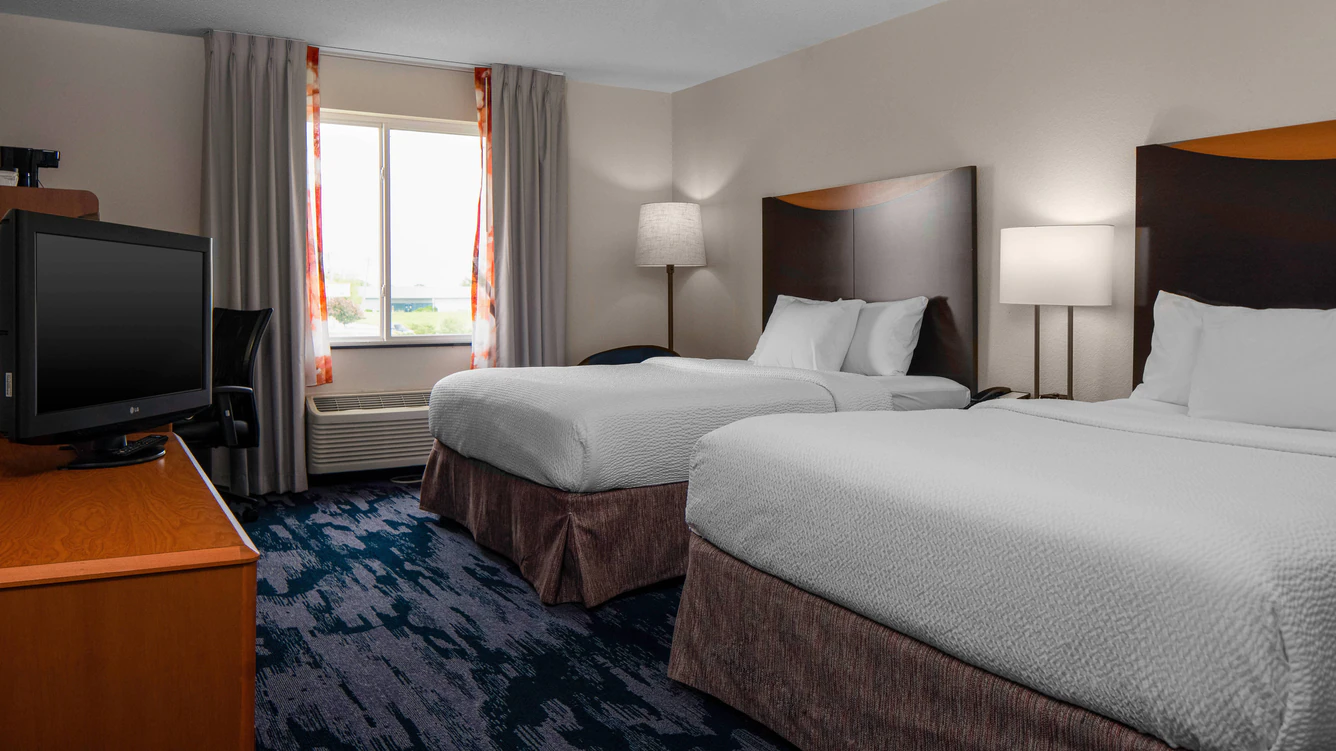 room of Fairfield is shown while comparing it against residence inn