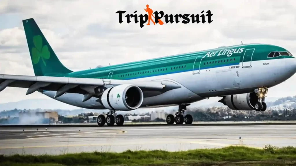 Aer Lingus aircraft is shown in the picture which is the cheapest airliner in Ireland